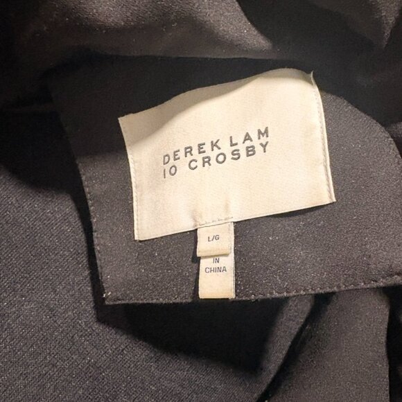 Derek Lam 10 Crosby Fox Fur Down Jacket in Black, Sz 10 - Picture 6 of 7